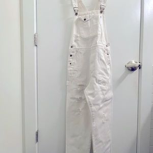 10 Deep Distressed Overalls